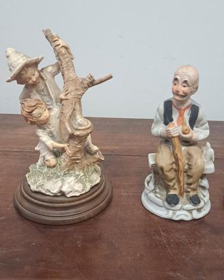 Statuina in Porcellana "Il Vecchio Saggio" -