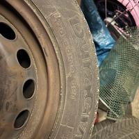 4 cerchi acciaio con pneumatici