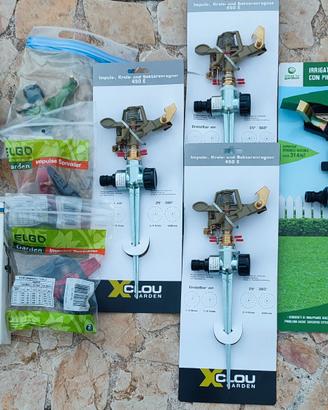 10 irrigatori a impulso e centralina programmabile