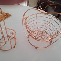 Portafrutta e porta rotolo cucina