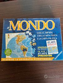 puzzle gioco del mondo