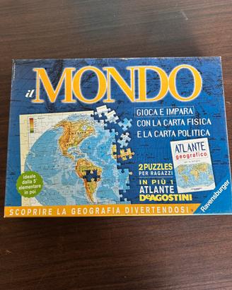 puzzle gioco del mondo