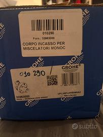 Corpo incasso per miscelatori