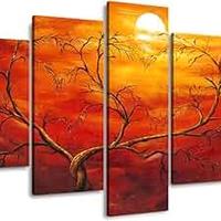 Composizione quadri su tela Visario 5506