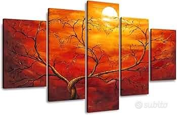 Composizione quadri su tela Visario 5506