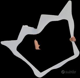 cornice in plexiglas x feste