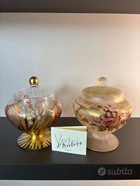 Vasi in vetro decorato