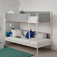 Letto a castello in metallo Ikea mod VITVAL