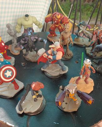 Lotto 12 Statuine Disney Infinity Marvel