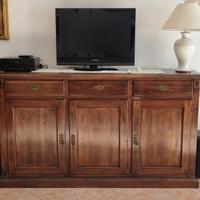 CREDENZA IN LEGNO MASSELLO ARTE POVERA