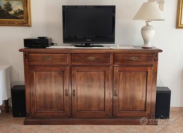 CREDENZA IN LEGNO MASSELLO ARTE POVERA