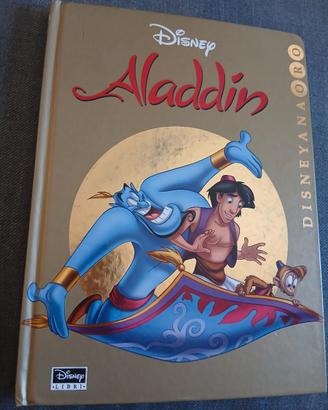 Aladdin libro disney oro