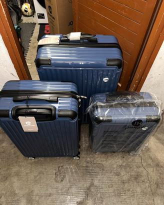 Set tre Valige trolley joiahome-Nuove con scatola