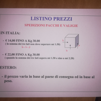 Spedizione nazionali e internazionali