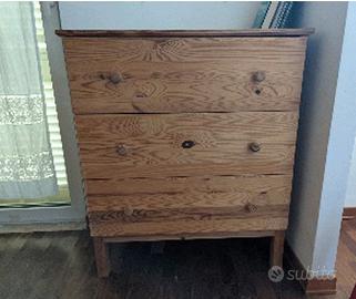 Comò IKEA TARVA in pino massiccio – 3 cassetti