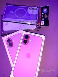 iphone 16 128gb colore rosa tutto funziona