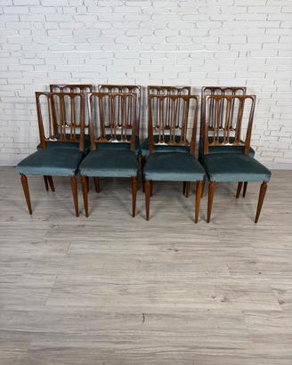 Sedie in mogano Garola anni '60