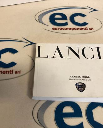 Libretto uso e manutenzione lancia musa