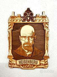 Quadretto artigianale in legno Breaking Bad
