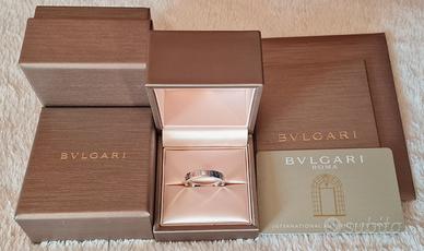 Bulgari Anello B.zero1 oro bianco/Diamante NUOVO