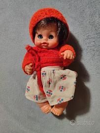 Mini Bambola vintage Furga con maglia rossa (rara)