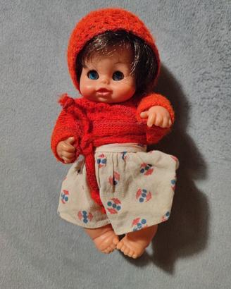 Mini Bambola vintage Furga con maglia rossa (rara)