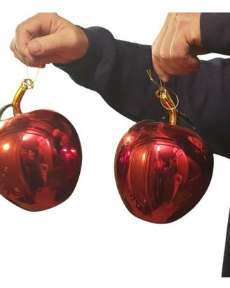 Set 2 mele decorative h 21 cm