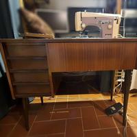 Macchina cucire NECCHI type 525 con mobile vintage