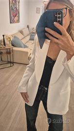 blazer bianco zara