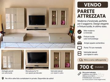 Parete attrezzata