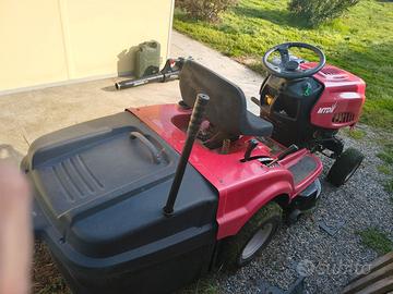 Trattorino rasaerba MTD 344CC cestone doppia lama