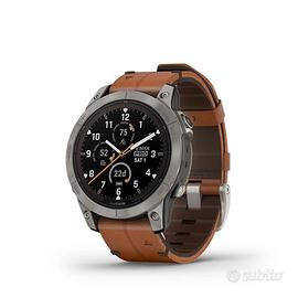 nuovo imballato Garmin fenix 7 titanio apphire