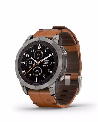 nuovo imballato Garmin fenix 7 titanio apphire