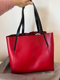 Borsa a spalla rossa Nicoli