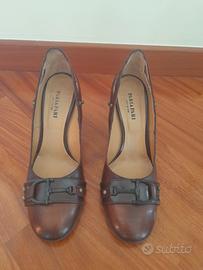 Decollete pari&pari, marrone, mis 40
