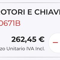 Componenti chiavi ducati multistrada