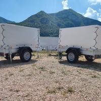 Carrello Rimorchio Auto Mono Asse Centinato