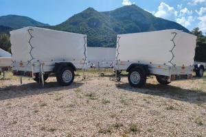 Carrello Rimorchio Auto Mono Asse Centinato