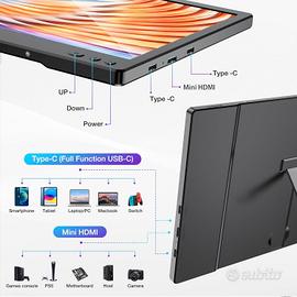 Monitor portatile 11,6 \" Type-C / Mini HDMI