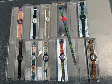 Lotto 8 orologi Swatch vintage anni'90