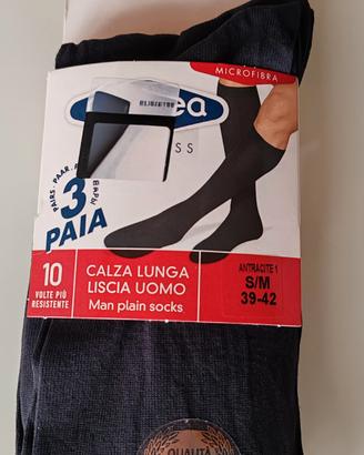 calza lunga uomo microfibra pompea