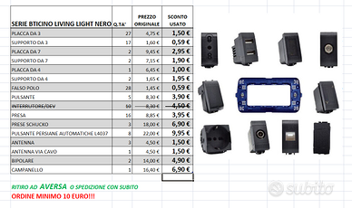 prese interruttori BTICINO originale LIVING