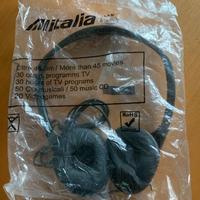 Alitalia cuffiette auricolari gadget collezione