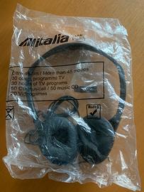 Alitalia cuffiette auricolari gadget collezione
