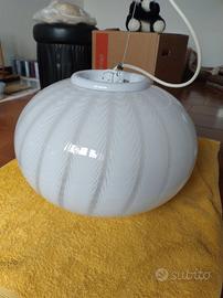 Lampadario in vetro 
