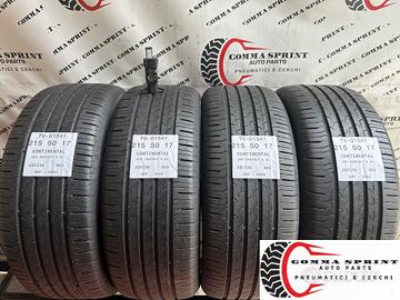 4 PNEUMATICI 215/50 R17 CONTINENTAL ESTIVE
