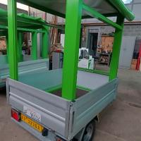 Carrello rimorchio targato 140 x 170