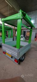 Carrello rimorchio targato 140 x 170