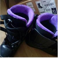 Snowboard e scarponi donna