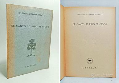 SE CANTO SE RIDO SE GIOCO - BRUNETTI GIUSEPPE 1948